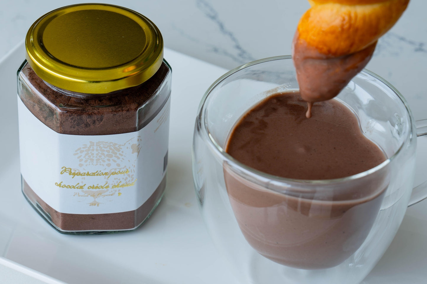 Préparation pour chocolat créole en poudre