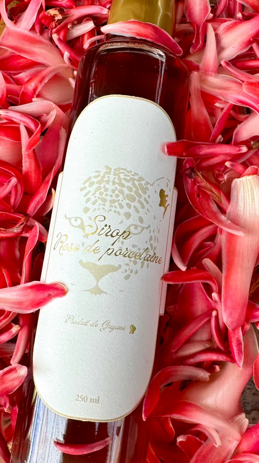 Sirop de rose de porcelaine