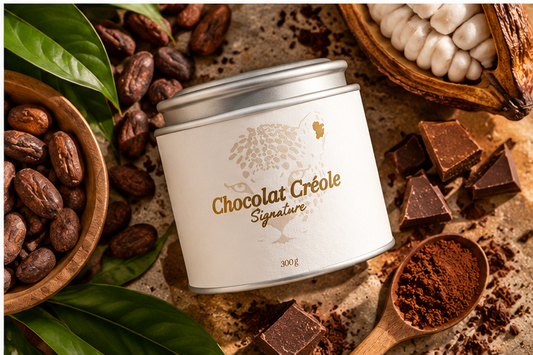 Préparation pour chocolat créole en poudre